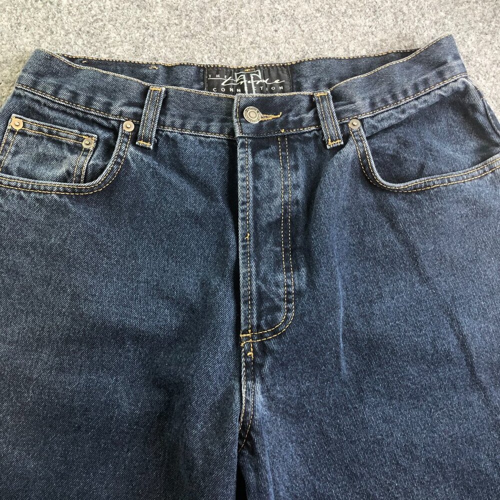 Triumph Motorcycle Jeans Mens 32x32 Blue Made UK Button Fly Relaxed Straight